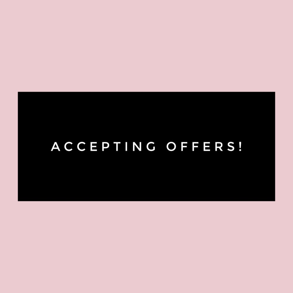 ✨ accepting offers on everything in my closet! ✨